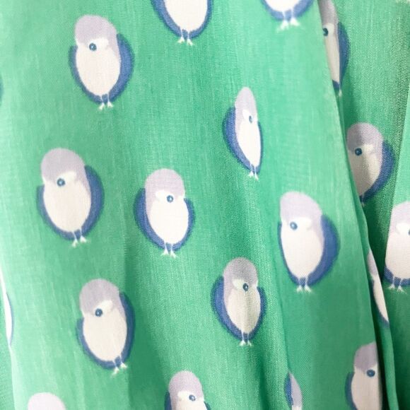 Chelsea & Violet Bird Patterned Green Lace Sleeveless Dress Size XS - Picture 6 of 8